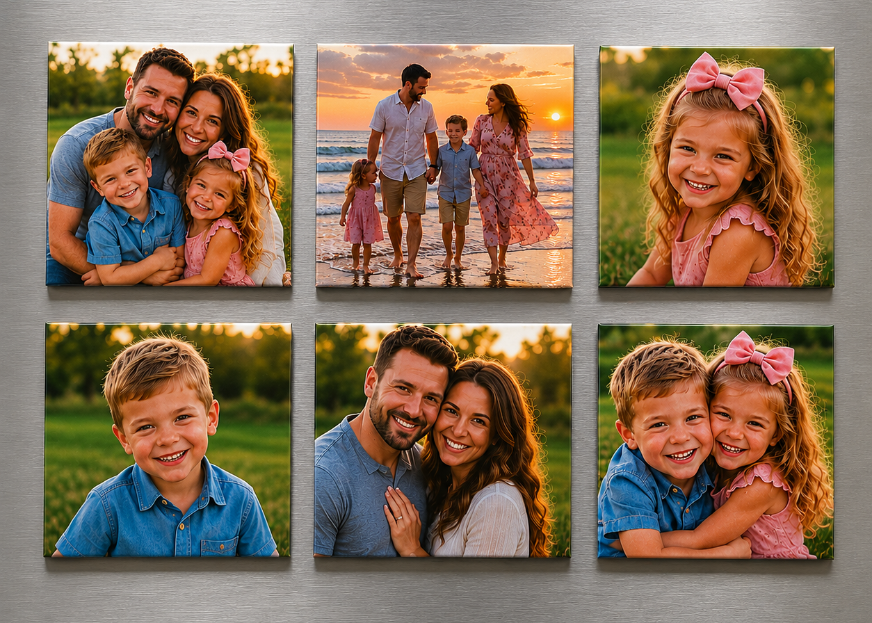 Custom Photo Magnets – 2x2" Square
